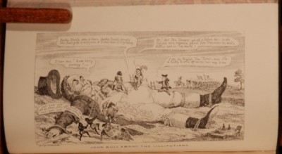 c1880 2 vol Comic ALMANACK George CRUIKSHANK Illus-image