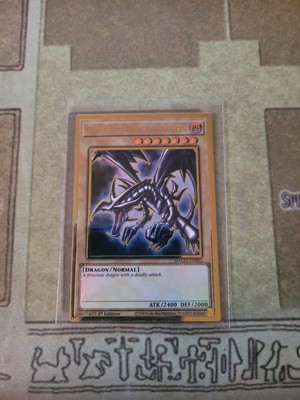 YUGIOH RED-EYES BLACK DRAGON MAGO-EN003 GOLD 1ST EDITION NM-image