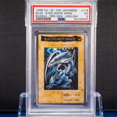 Yu-Gi-Oh! Bandai 1998 English Version Blue-Eyes White Dragon-image