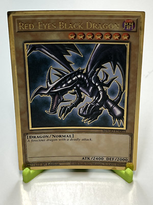 Yu-Gi-Oh!  Red-Eyes Black Dragon 1st Edition Maximum Gold HP Condition-image