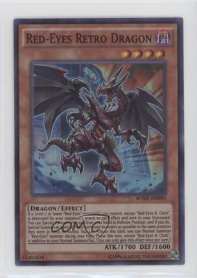 2016 Yu-Gi-Oh! - Breakers of Shadow Unlimited Red-Eyes Retro Dragon 2k3-image