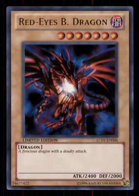 Yugioh Red-Eyes B. Dragon #LC01-EN006 Legendary Collection 1 LP-image