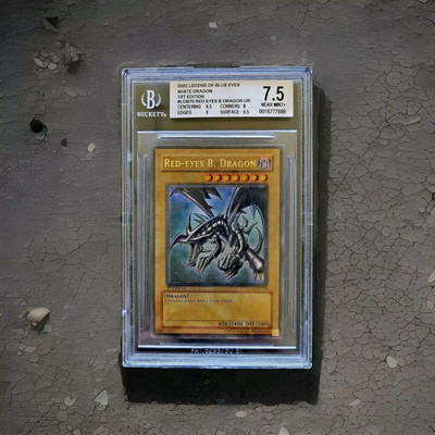 Red-Eyes Black Dragon LOB-070 (Ultra Rare, 1st Edition); BGS 7.5-image