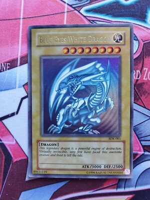 Yu-Gi-Oh! TCG Blue-Eyes White Dragon SDK-001 Ultra Rare Unlimited MP-image