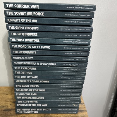 The Epic of Flight ~ Time Life Books ~ 22 Of 23 Volume Set ~ Hardcover-image