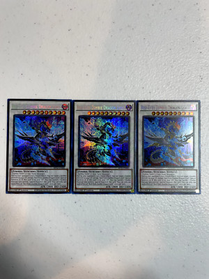 yugioh red-eyes zombie dragon lord prismatic secret rare 3x mp23-en083 MP23 -image