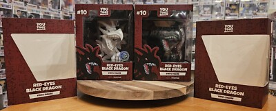Youtooz Yu-Gi-Oh! Red-Eyes Black Dragon Ghost Chase/Common Bundle Mint Brand New-image