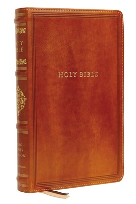 KJV, Personal Size Reference Bible, Sovereign Collection, Leathersoft, Brown...-image