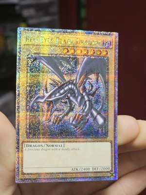 * RED-EYES BLACK DRAGON * QUARTER CENTURY SECRET RARE ORIGINAL ART TN23 YUGIOH!-image