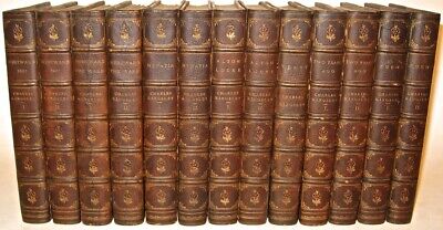 LEATHER Set;Works of CHARLES KINGSLEY!Fairy Tales Western(1893)ANTIQUARIAN BOOKS-image