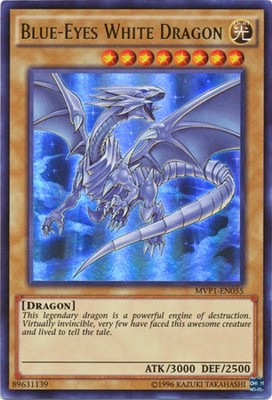 Yugioh! LP Blue-Eyes White Dragon - MVP1-EN055 - Ultra Rare - Unlimited Edition -image