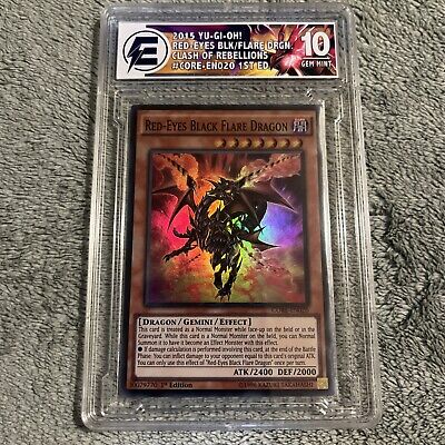 Red-Eyes Black Flare Dragon CORE-EN020 Clash of Rebellions 1st Edition-image