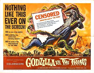 Mothra Vs Godzilla 02 Movie Poster FRIDGE MAGNET-image