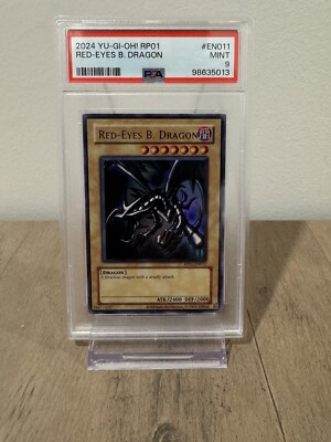 2024 YU-GI-OH! RP01-RETRO PACK #EN011 RED-EYES B. DRAGON PSA 9-image