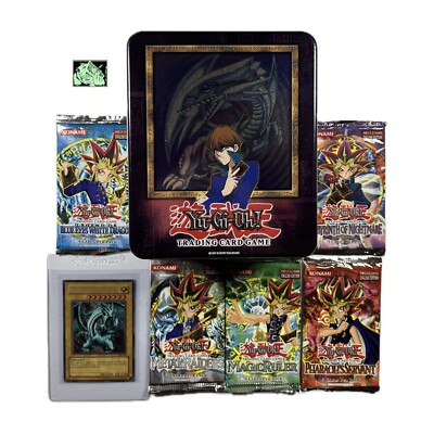 COMPLETE - 2003 Yu-Gi-Oh! Seto Kaiba & Blue Eyes White Dragon - Collectors Tin-image