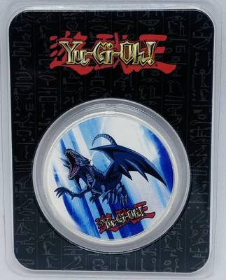 2022 Niue 1oz Silver  Yu-Gi-Oh!   Blue Eyes White Dragon-image
