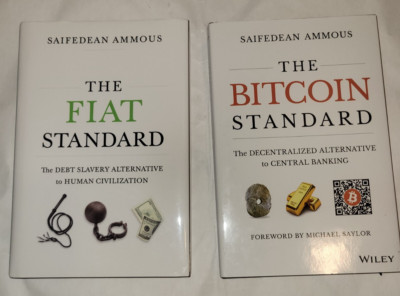 New 2 Set Collection: The Fiat Standard & Bitcoin Standard Hardcover Books-image