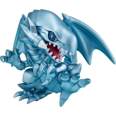 MEGATOON Yu-Gi-Oh! Duel Monsters Blue-Eyes White Dragon Figure JAPAN OFFICIAL-image