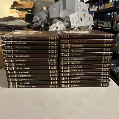 Time Life The Old West Complete 26 Volume Books Set Leatherette 1979- No Index-image