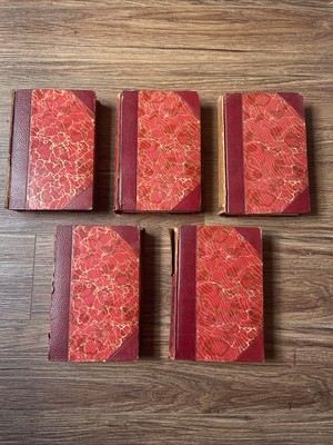 Plutarch's Lives 5 Volume Set De Luxe by A.H. Clough Nottingham Society-image