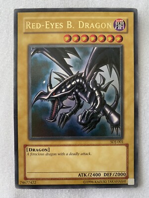 Yu-Gi-Oh! Red-Eyes B. Dragon SDJ-001 Ultra Rare LP-image