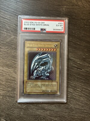 2002 SDK Yu-Gi-Oh! Blue-Eyes White Dragon PSA 6 EX-Mint-image