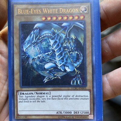 Blue-Eyes White Dragon (Version 3) LCKC-EN001 Yu-Gi-Oh Legendary Collection...-image