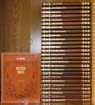 Time Life Books THE OLD WEST Complete Set 26 Volume with Master Index-image