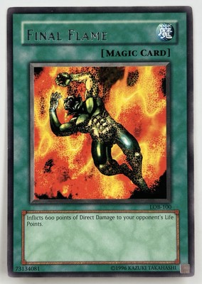 Yu-Gi-Oh! TCG Final Flame Legend of Blue Eyes White Dragon LOB-100 Unlimited-image
