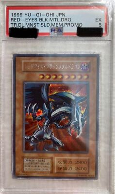 PSA5 Yu-Gi-Oh yugioh Red-Eyes Black Metal Dragon Initial First Secret Rare Japan-image