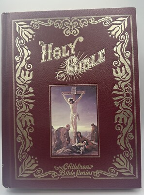 1973 The Holy Bible KJV Red Letter Edition, Dove Publishers Leather Bound-image