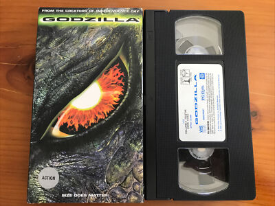 VHS Godzilla 1998 Pre-owned-image
