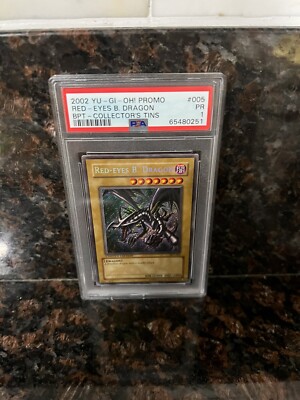 Yugioh Red Eyes B. Dragon BPT-005 Secret Rare PSA 1-image