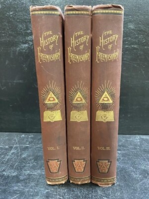 The History of Free Masonry 3 Vol. Mackey Collector's Edition Yorst Publishing +-image