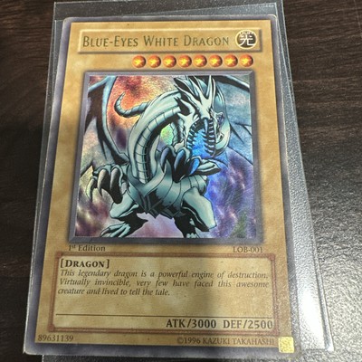 Blue-Eyes White Dragon LOB-001 The Legend of Blue Eyes White Dragon 1st Edition-image