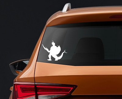 Vinyl Decal Car Truck Sticker - Godzilla Kajui Gigan 2 You Pick Size & Color-image