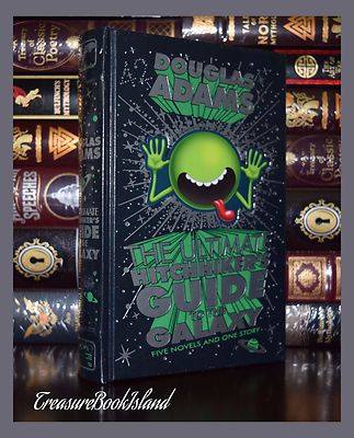 Ultimate Hitchhiker's Guide Galaxy by Douglas Adams New Sealed Leather Bound-image