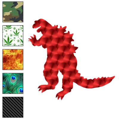 Godzilla, Vinyl Decal Sticker, 40 Patterns & 3 Sizes, #6698-image