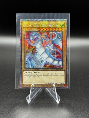 Blue-Eyes White Dragon (New Art) (Quarter Century Secret Rare) RA04-EN002...-image