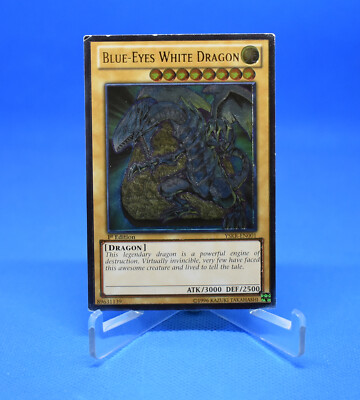 Yu-Gi-Oh! Blue-Eyes White Dragon [YSKR-EN001] Ultimate Rare 1st Ed LP/MP-image