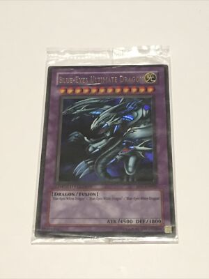 ULTRA RARE Blue-Eyes Ultimate Dragon JMP-EN005 Yugioh Jump Sealed Read Desc-image