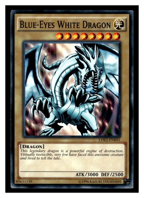 Yu-Gi-Oh! Legendary Decks II Blue-Eyes White Dragon (Version 1) #LDK2-ENK01-image