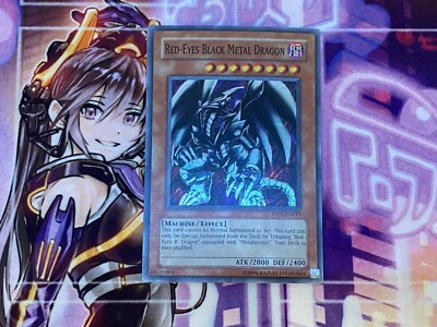 Yugioh Red-Eyes Black Metal Dragon PP01-EN015 Super Rare LP-image