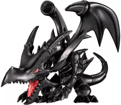 Candy Toy Mini Figure 1. Black Dragon With The Red Eyes Anime Yu-Gi-Oh! Collecti-image