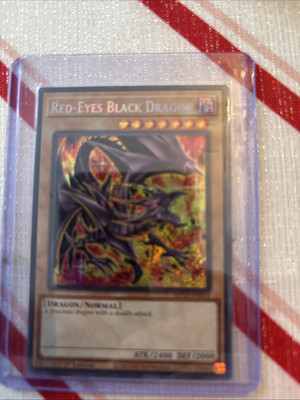 Mp24-en054 Red-eyes Black Dragon Misprint Secret Rare NM Yugioh-image