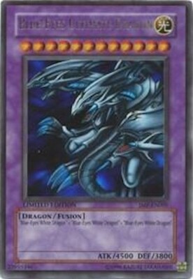 YuGiOh - Blue-Eyes Ultimate Dragon - JMP-EN005 Limited Ed Ultra Heavy Play HP-image