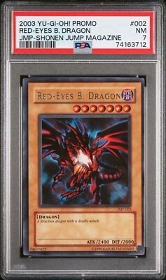 2003 Yu-Gi-Oh! Promo Jmp-Shonen Jump Magazine #002 Red-Eyes B. Dragon-image
