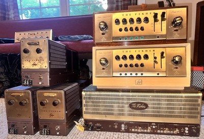 Beautiful Fisher Tube High Fidelity Gear 90c & 80az Amplifiers & Preamplifiers-image