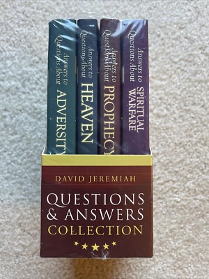 NEW Questions and Answers Book Set by David Jeremiah Heaven Spiritual Warfare-image