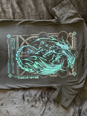 Neo4ic Reflective Yugioh Blue Eyes White Dragon shirt-image